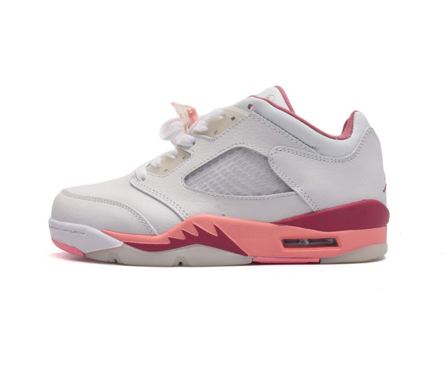 耐克 Nike Air Jordan 5 Retro 低帮 乔丹之子 Aj5 乔丹5代 Aj5 乔5 乔丹5 低邦 乔丹篮球运动鞋 低帮复古休闲文化篮球鞋 后跟