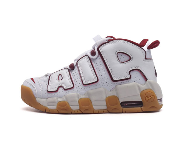 耐克 Nike Air More Uptempo 女子运动鞋 续写 20 世纪 80 年代和 90 年代篮球运动飞速发展的传奇 结合独特品牌标志和可视缓震配置