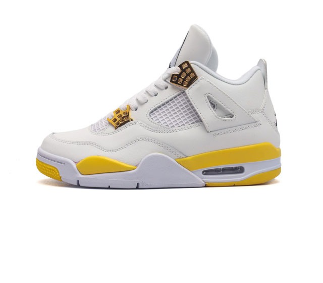 耐克 Nike Air Jordan 4 Retro Og迈克尔 乔丹aj4代乔4 中帮复古休闲运动文化篮球鞋 秉承轻量化的速度型篮球鞋设计思想完成设计 降低重