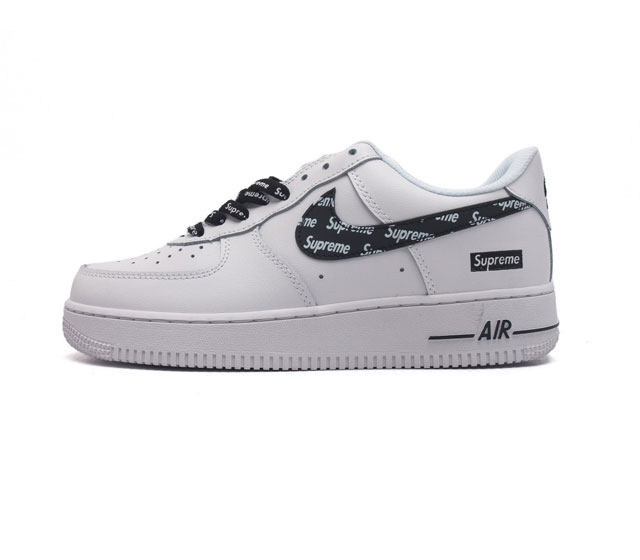 耐克 Nike Air Force 1 07 空军一号 Af 1 低帮厚底增高百搭休闲运动板鞋 柔软 弹性十足的缓震性能和出色的中底设计 横跨复古与现代的外型结