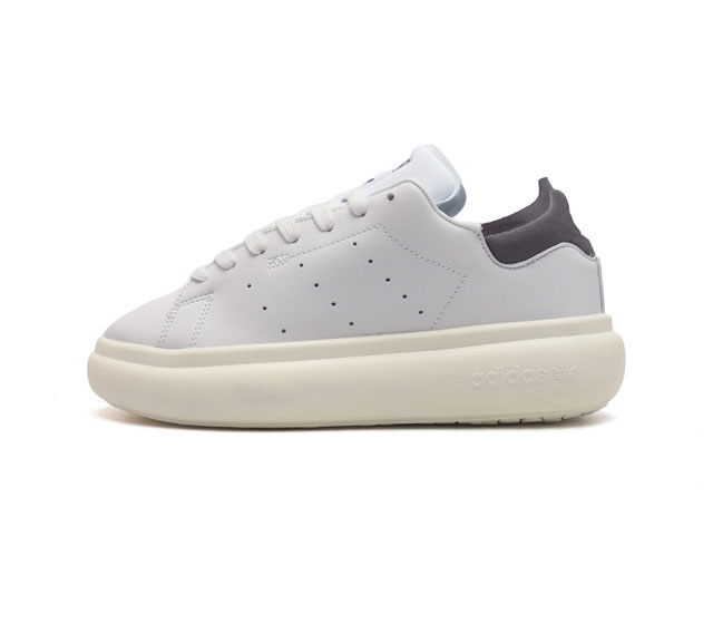 阿迪达斯 Adidas Originals Stan Smith Pf Shoes 经典厚底运动板鞋小白鞋 这款adidas Stan Smith系列经典运动鞋