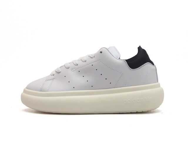 阿迪达斯 Adidas Originals Stan Smith Pf Shoes 经典厚底运动板鞋小白鞋 这款adidas Stan Smith系列经典运动鞋