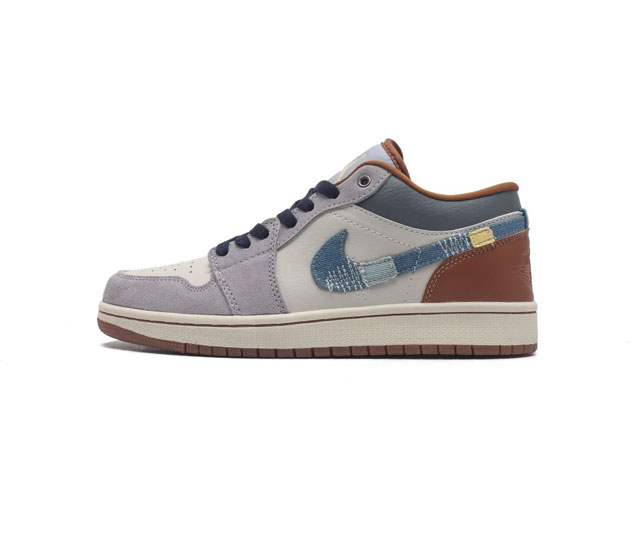 耐克 乔丹air Jordan 1 Low Aj1 乔1 乔丹1代aj1 低帮复古文化休闲运动篮球鞋 从1985 年面世的元年款汲取设计灵感 采用简洁大方的经典