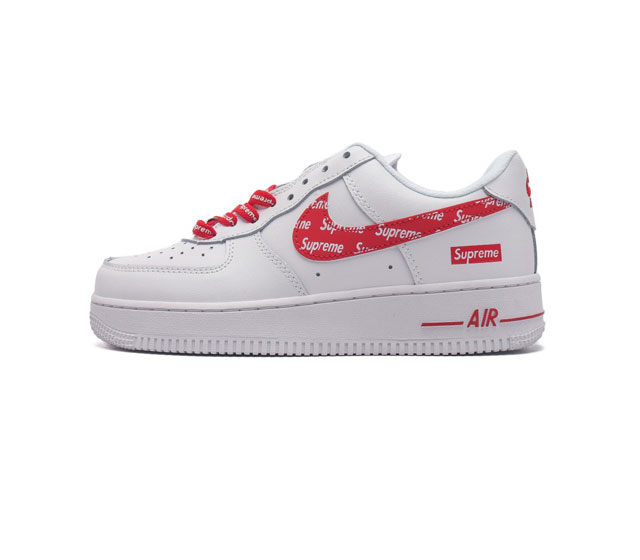 耐克 Nike Air Force 1 07 空军一号 Af 1 低帮 厚底增高百搭 休闲运动板鞋 柔软 弹性十足的缓震性能和出色的中底设计 横跨复古与现代的外