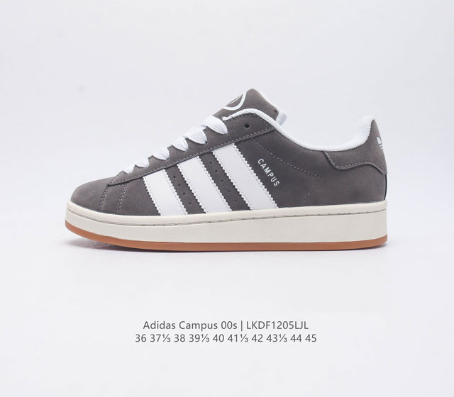 Adidas阿迪达斯.男女鞋 三叶草campus 00S 面包鞋复古休闲板鞋 千禧回潮 Adidas Campus 00S 经典再现 面包化的campus鞋款在