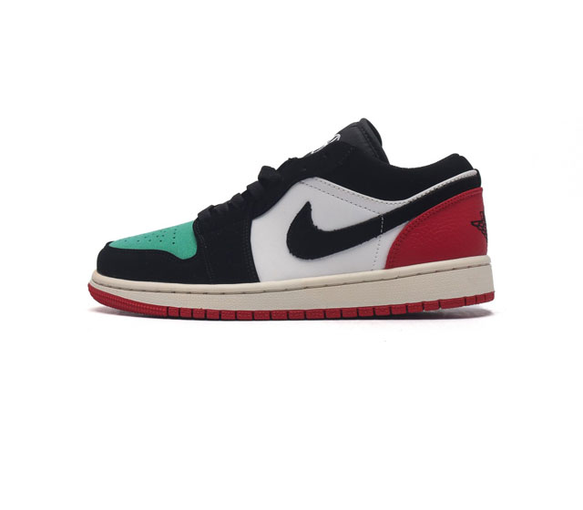 头层皮 耐克 乔丹air Jordan 1 Low Aj1 乔1 乔丹1代aj1 低帮复古文化休闲运动篮球鞋 从1985 年面世的元年款汲取设计灵感 采用简洁大