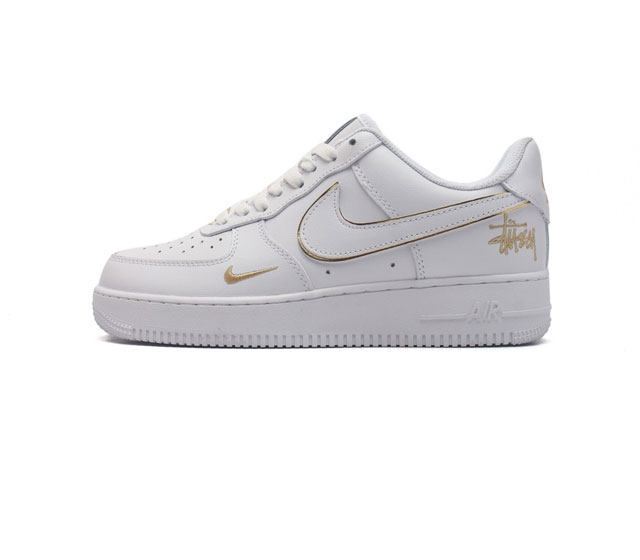 真二层皮 耐克 Nike Air Force 1 07 空军一号 Af 1 低帮 厚底增高百搭 休闲运动板鞋 柔软 弹性十足的缓震性能和出色的中底设计 横跨复古