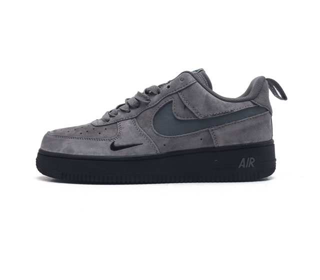 耐克 Nike Air Force 1 07 空军一号 Af 1 低帮 厚底增高百搭 休闲运动板鞋 柔软 弹性十足的缓震性能和出色的中底设计 横跨复古与现代的外