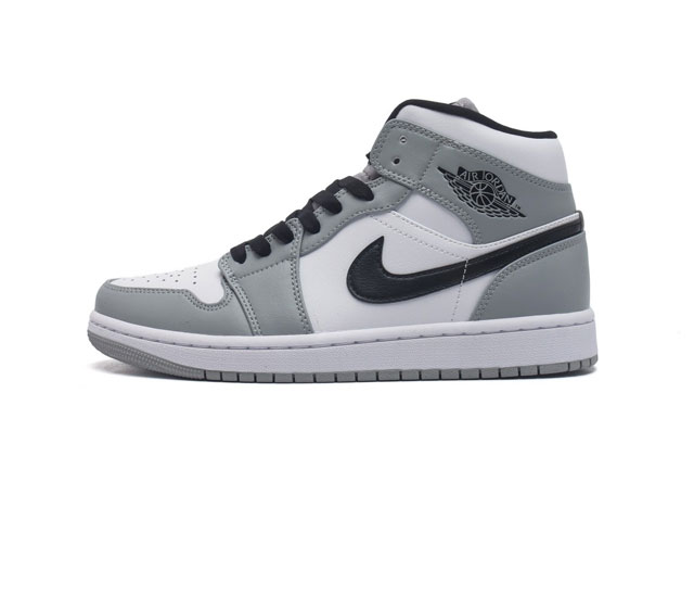 耐克 Nike Air Jordan 1 Mid 男女子篮球鞋时尚轻盈板鞋aj1乔1运动鞋 乔丹一代 高帮复古休闲篮球鞋 Air Jordan 1 Mid 搭载