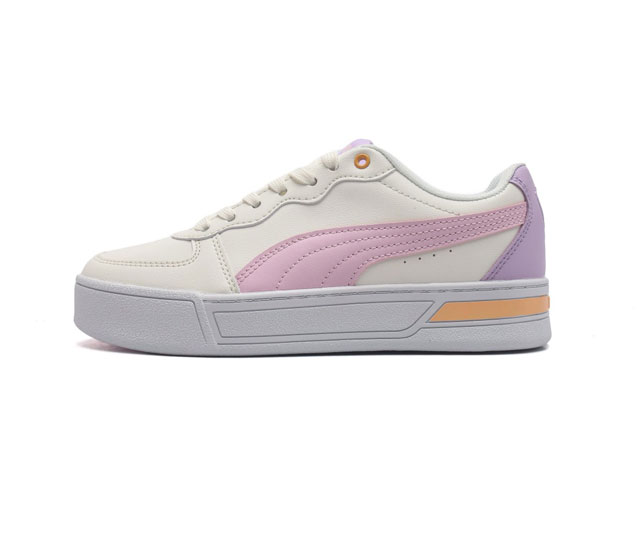 Puma Slipstream Lo Laces 彪马2023 秋冬新款 复古时尚厚底增高耐磨情侣休闲板鞋 类型 女鞋 货号 374764 码数 35.5 40