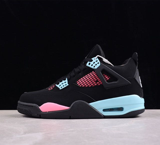 Nike Wmns Air Jordan 4 Retrocanyon Purpleaj4代中帮复古休闲运动文化篮球鞋aq9129-004 正确鞋型 进口头层皮料