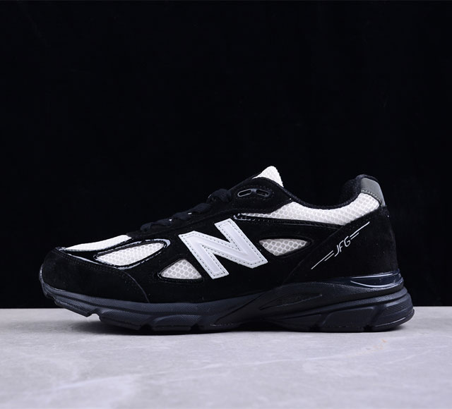 New Balance Nb990系列 高端美产复古休闲跑步鞋 U990Js4 #采用台产猪巴革及透气网眼材质 原装6层组合底模精密开发 搭载全新碳素中底 后跟