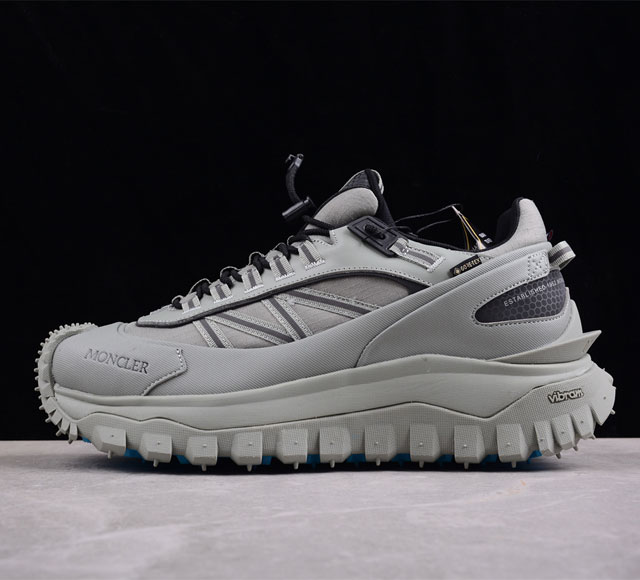 Moncler 盟可睐 蒙口 Trailgrip Gtx 抗撕裂材质 山地户外鞋 鞋身采用cordura防撕裂尼龙 Gore-Tex防水材质 中底内置全掌碳板