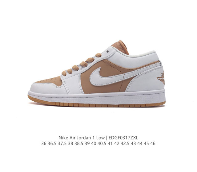 耐克 乔丹air Jordan 1 Low Aj1 乔1 乔丹1代aj1 低帮复古文化休闲运动篮球鞋 该鞋款从 1985 年元年款汲取设计灵感 焕新演绎简约经典 - 点击图像关闭