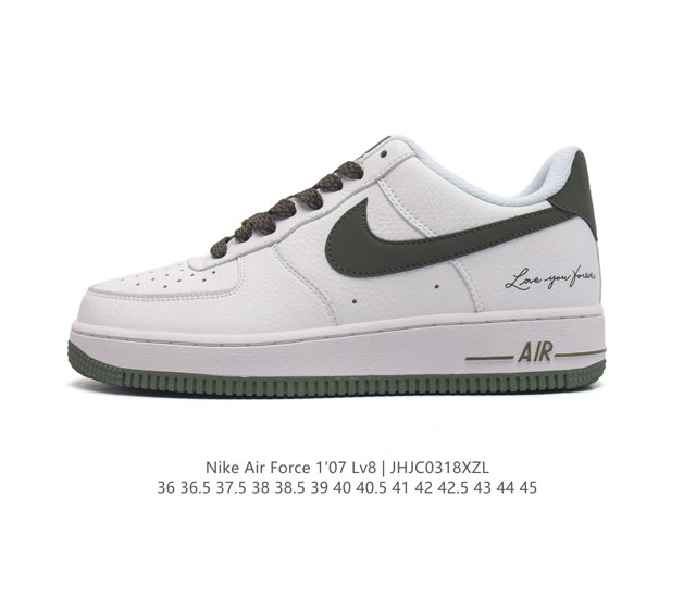 公司级 Af1耐克 Nike Air Force 1 07 Low 空军一号 2024年新年款 厚底增高百搭运动板鞋 原楦头原纸板 打造纯正空军版型 专注外贸渠