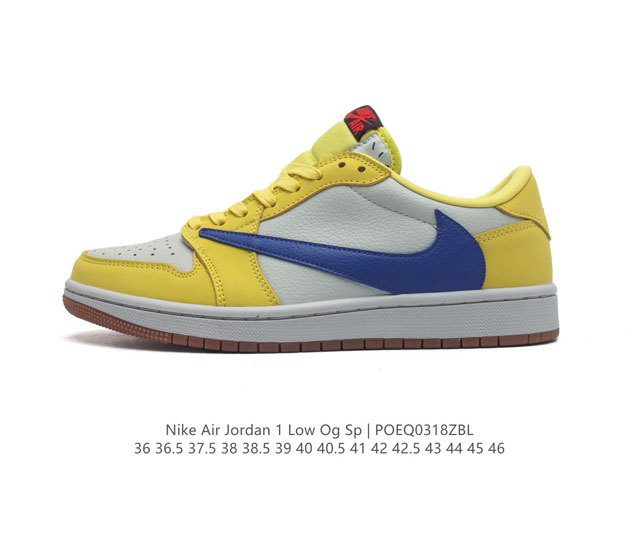 耐克 Nike Air Jordan 1 Low Og Sp Military Blue Aj1乔1 倒勾 低帮篮球鞋 Aj1 乔丹1代 Aj1 乔1 反向脚趾