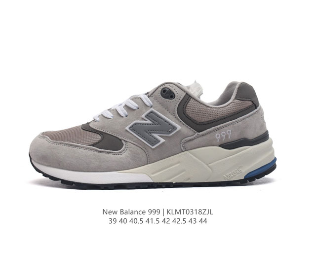 New Balance Ml999新百伦系列男鞋 经典复古休闲运动慢跑鞋厚底增高鞋 升级原装5层独立私模#高密度炭胶大底#台产丝光麂皮制 慢跑鞋之王 荣耀回归