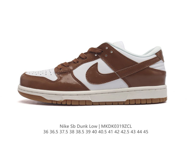 真标 耐克nike Dunk Low 滑板鞋 Sb系列经典百搭休闲运动板鞋 加厚鞋舌的填充 使舒适性大大提升 同时也更方便穿脱中底部分则加入了脚感柔软舒适zoo