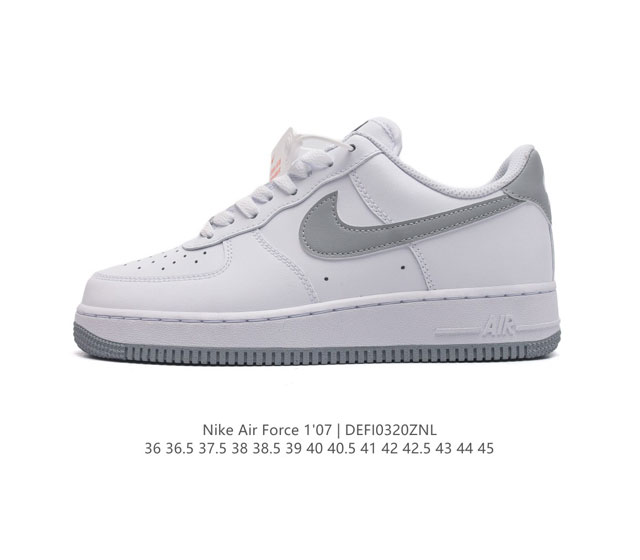 公司级 Af1耐克 Nike Air Force 1 07 Low 空军一号 2024年新年款 厚底增高百搭运动板鞋 原楦头原纸板 打造纯正空军版型 专注外贸渠