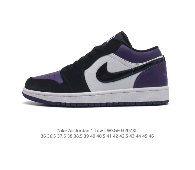 公司级 耐克 乔丹air Jordan 1 Low Aj1 乔1 乔丹1代aj1 低帮复古文化休闲运动篮球鞋 该鞋款从 1985 年元年款汲取设计灵感 焕新演绎