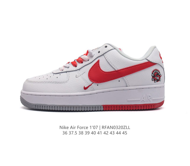 耐克 Nike Air Force 1 07 空军一号 Af 1 低帮 厚底增高百搭 休闲运动板鞋 柔软 弹性十足的缓震性能和出色的中底设计 横跨复古与现代的外