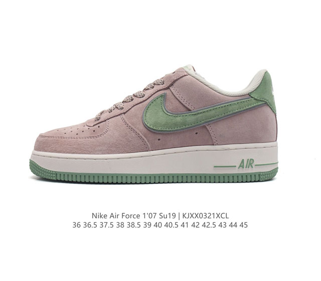 耐克nk Air Force 1'07 Low Su19 空军一号低帮休闲板鞋#定制皮料 原楦原纸板 纯正空军版型 内置全掌气垫 货号 Dd9969-065 尺