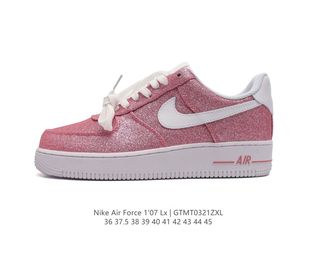 耐克 Nike Air Force 1 07 空军一号 Af 1 低帮 厚底增高百搭 休闲运动板鞋 柔软 弹性十足的缓震性能和出色的中底设计 横跨复古与现代的外