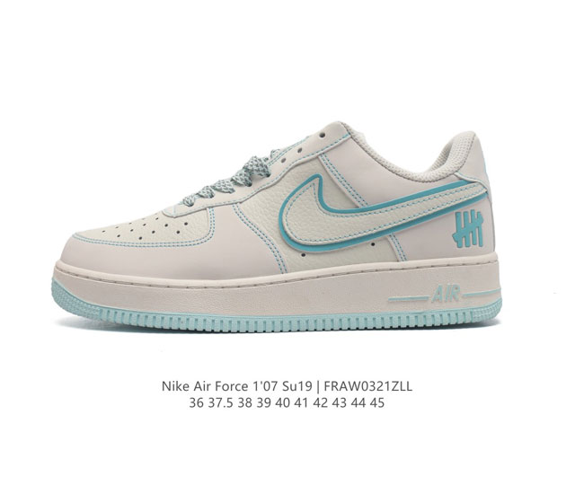 耐克 Nike Air Force 1 07 空军一号 Af 1 低帮 厚底增高百搭 休闲运动板鞋 柔软 弹性十足的缓震性能和出色的中底设计 横跨复古与现代的外