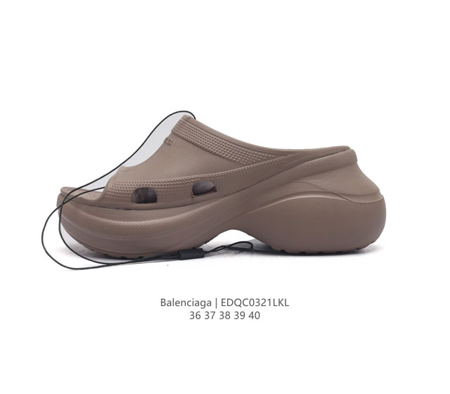 Balenciaga 巴黎世家 女士拖鞋 法国高端奢侈品牌-巴黎世家balenciaga Mold Thong Sandals夏季沙滩涉水百搭休闲拖鞋踩屎感凉拖