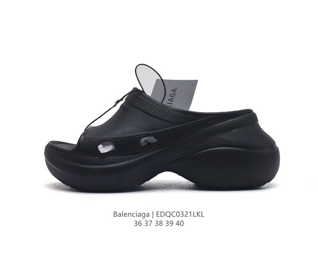 Balenciaga 巴黎世家 女士拖鞋 法国高端奢侈品牌-巴黎世家balenciaga Mold Thong Sandals夏季沙滩涉水百搭休闲拖鞋踩屎感凉拖