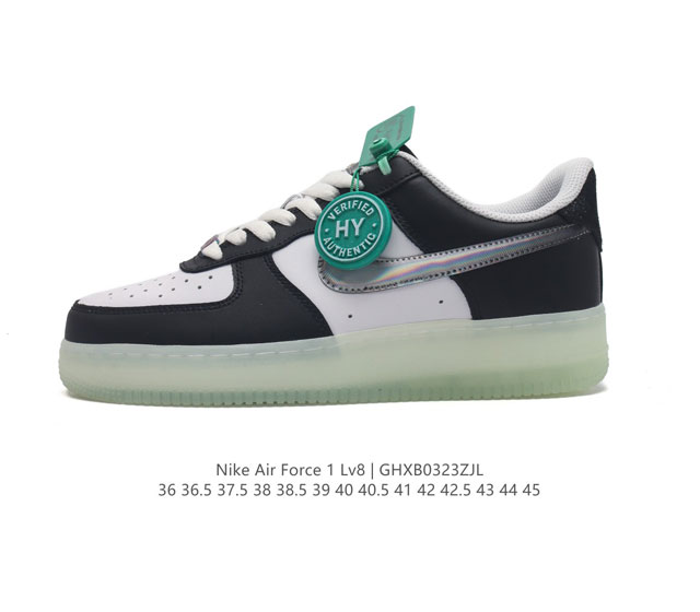 公司级 附赠送logo清洁刷 Af1耐克 Nike Air Force 1 07 Low 空军一号 原楦头原纸板 打造纯正空军版型 专注外贸渠道 全掌内置蜂窝气