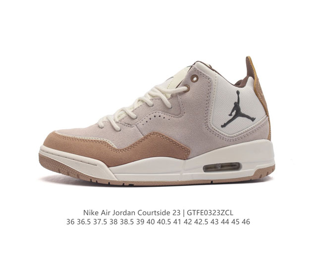 公司级 耐克乔丹nike Air Jordan Courtside 23男女士篮球鞋潮运动鞋 人气单品aj23代柔软舒适 是作为air Jordan 3到air