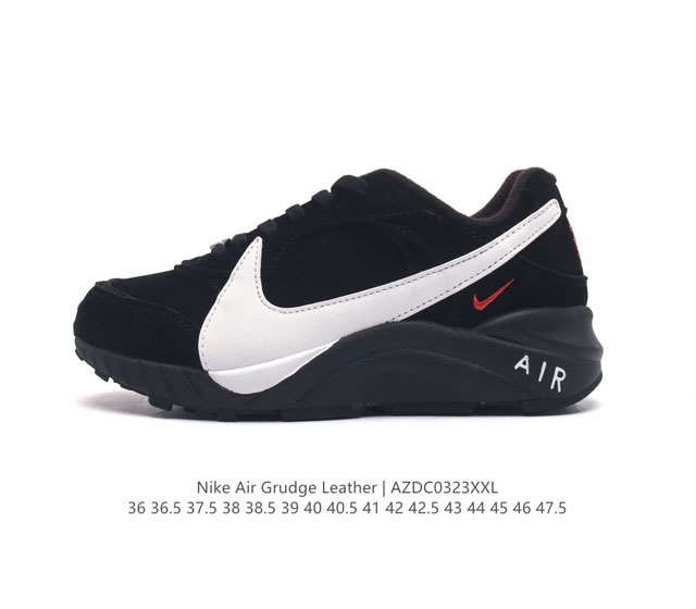 耐克 Nike Air Grudge Leather 张国荣同款 耐克大勾休闲跑鞋 这也太帅了 大勾设计前卫,搭配元素爆表,引领时尚风潮,放在今天也相当具有观赏