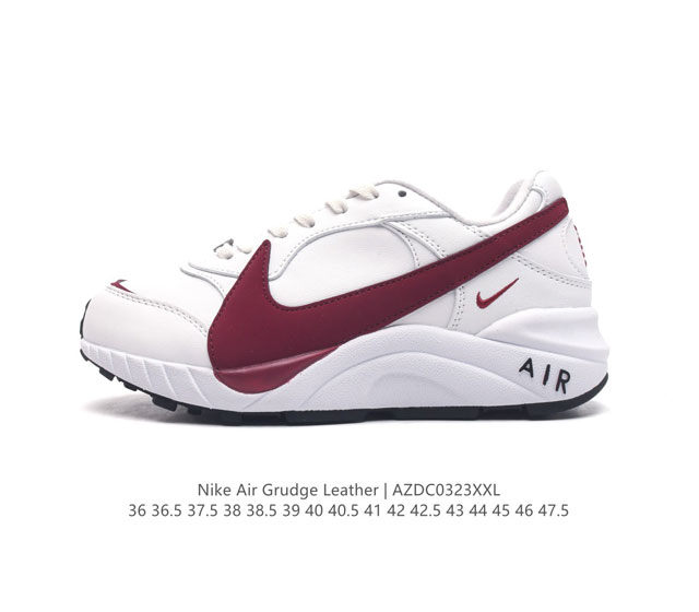 耐克 Nike Air Grudge Leather 张国荣同款 耐克大勾休闲跑鞋 这也太帅了 大勾设计前卫,搭配元素爆表,引领时尚风潮,放在今天也相当具有观赏