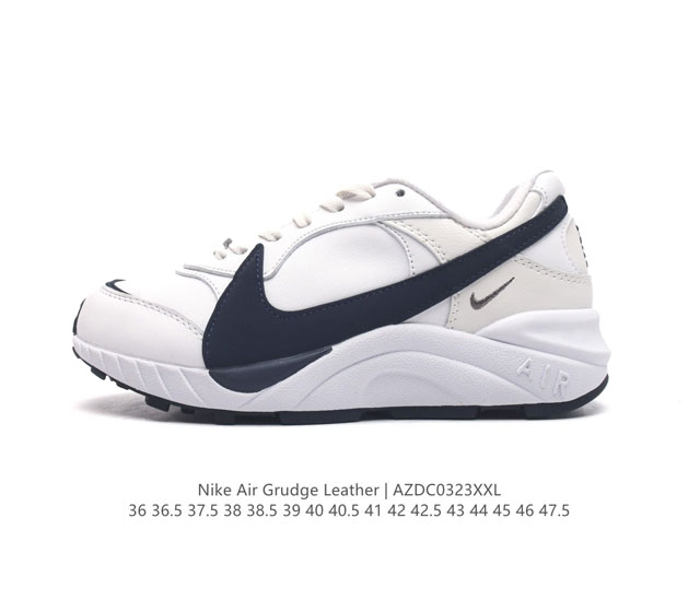 耐克 Nike Air Grudge Leather 张国荣同款 耐克大勾休闲跑鞋 这也太帅了 大勾设计前卫,搭配元素爆表,引领时尚风潮,放在今天也相当具有观赏