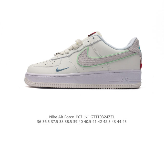 耐克nike Air Force 1 Low 空军一号 Af1 低帮百搭休闲运动板鞋 柔软 弹性十足的缓震性能和出色的中底设计 横跨复古与现代的外型结合 造就出