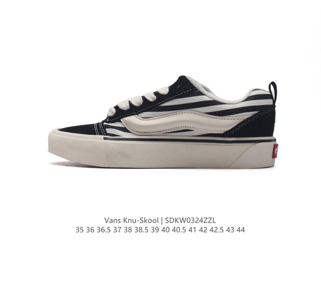 万斯 Vans Knu-Skool Vr3 Lx 面包鞋 坎普尔 茱利安系列低帮复古硫化休闲运动板鞋 肥胖版大logo 要说整个2023年最为热门的鞋型之一 面