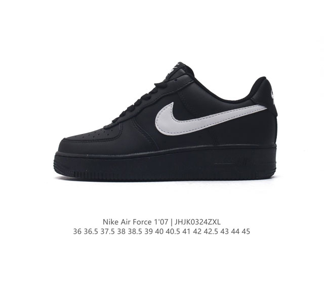 耐克nike Air Force 1 Low 空军一号 Af1 低帮百搭休闲运动板鞋 柔软 弹性十足的缓震性能和出色的中底设计 横跨复古与现代的外型结合 造就出