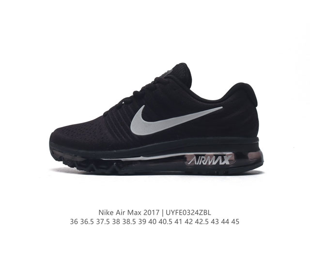 公司级 Nike 耐克 Air Max 2017 男女士跑鞋全掌气垫缓震休闲运动跑步鞋 Nikeair Max2017是nike Air Max系列的2017年