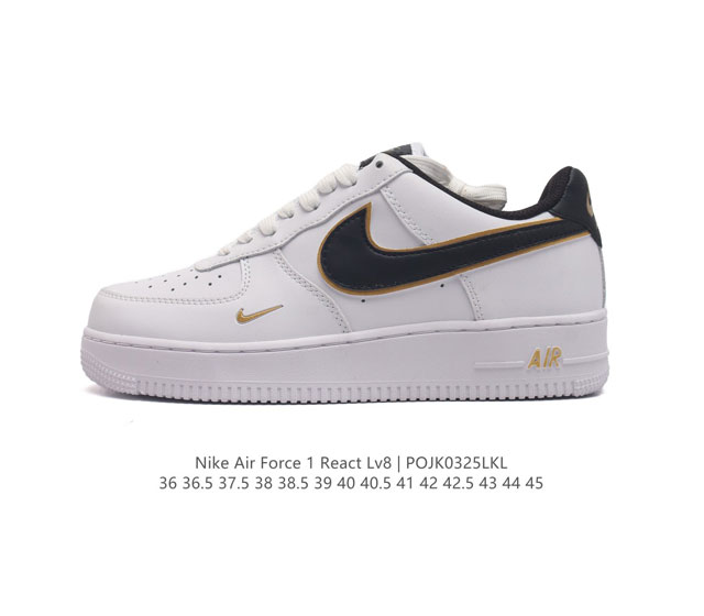 耐克nike Air Force 1 Low 空军一号 Af1 低帮百搭休闲运动板鞋 柔软 弹性十足的缓震性能和出色的中底设计 横跨复古与现代的外型结合 造就出