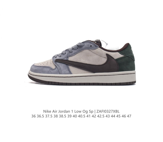 耐克 Nike Air Jordan 1 Low Og Sp Military Blue Aj1乔1 倒勾 低帮篮球鞋 Aj1 乔丹1代 Aj1 乔1 反向脚趾