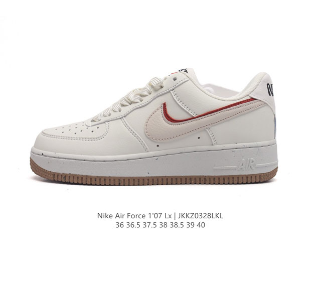 耐克nike Air Force 1 Low 空军一号 Af1 低帮百搭休闲运动板鞋 柔软 弹性十足的缓震性能和出色的中底设计 横跨复古与现代的外型结合 造就出