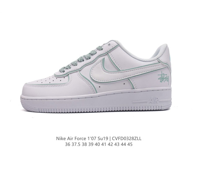 耐克nike Air Force 1 Low 空军一号 Af1 低帮百搭休闲运动板鞋 柔软 弹性十足的缓震性能和出色的中底设计 横跨复古与现代的外型结合 造就出