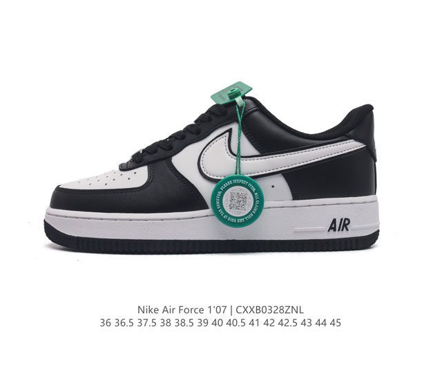 公司级 附赠送logo清洁刷 Af1耐克 Nike Air Force 1 07 Low 空军一号 原楦头原纸板 打造纯正空军版型 专注外贸渠道 全掌内置蜂窝气