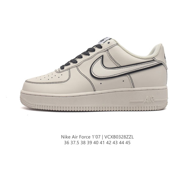 耐克nike Air Force 1 Low 空军一号 Af1 低帮百搭休闲运动板鞋 柔软 弹性十足的缓震性能和出色的中底设计 横跨复古与现代的外型结合 造就出