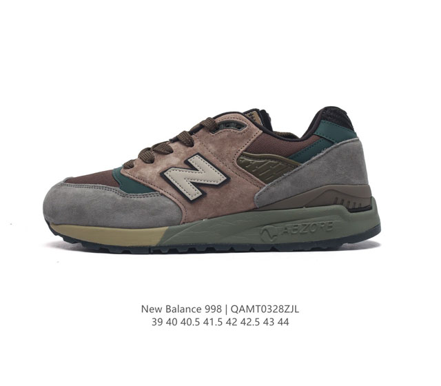 新百伦 New Balance 998 原装版本复古男士运动鞋休闲板鞋厚底增高鞋 市面独家最正确版本3M反光复古慢跑鞋 Encap缓震中底 原盒原标 天猫京东平