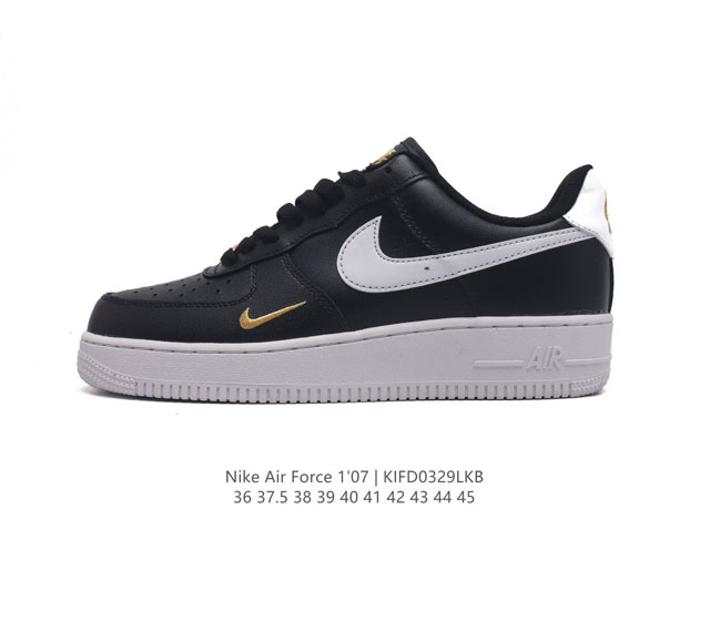 耐克nike Air Force 1 Low 空军一号 Af1 低帮百搭休闲运动板鞋 柔软 弹性十足的缓震性能和出色的中底设计 横跨复古与现代的外型结合 造就出