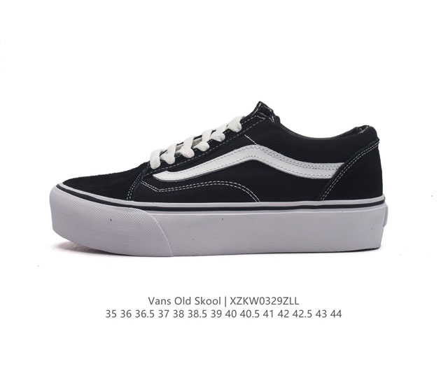 万斯 Vans Og Oid Skool百搭休闲低帮运动滑板鞋 其实style 36就是现在风靡潮流的vans鞋款old Skool的og版本 历经岁月洗礼的复