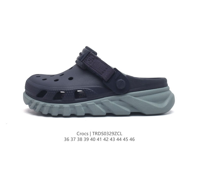 Crocs 沙滩洞洞鞋 男女休闲厚底增高凉拖鞋 卡骆驰杨幂同款包头凉拖鞋 厚底增高凸显大长腿沙滩鞋 选择尺码时 建议选大一码 脚感更舒适 这款没有鞋盒 类型 男