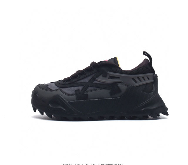 公司级off-White C O Odsy-1000 Sneakers 登山靴 萃取灵感集合ow所有标志logo溶于鞋中极具辨识度 复古感爆棚原版网眼布双拼牛皮 - 点击图像关闭